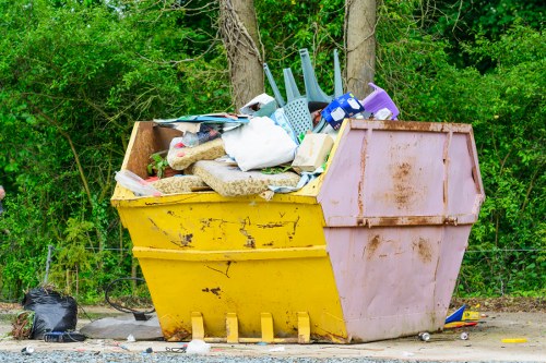 Scenic Virginia Water community with a furniture disposal service vehicle