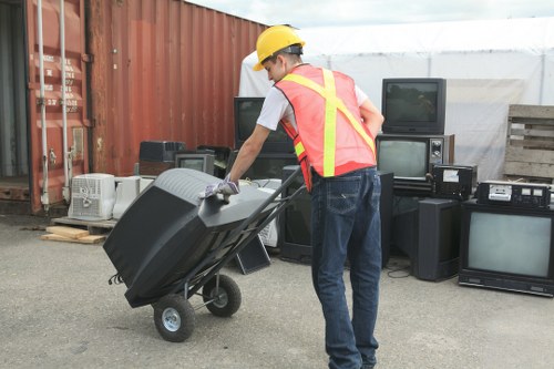 Professional house clearance services in action